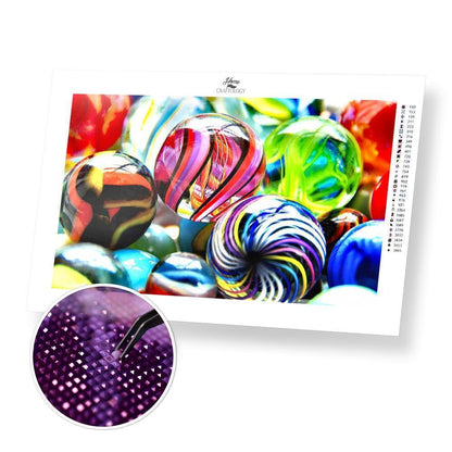 Marbles - Premium Diamond Painting Kit