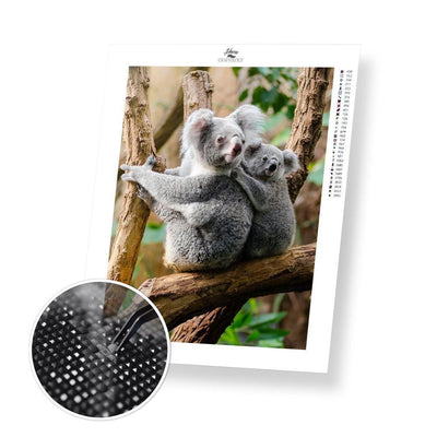 Mommy and Baby Koala - Diamond Painting Kit - Home Craftology