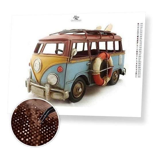 Old Van - Diamond Painting Kit - Home Craftology