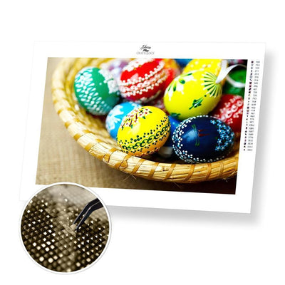 Painted Easter Eggs - Premium Diamond Painting Kit