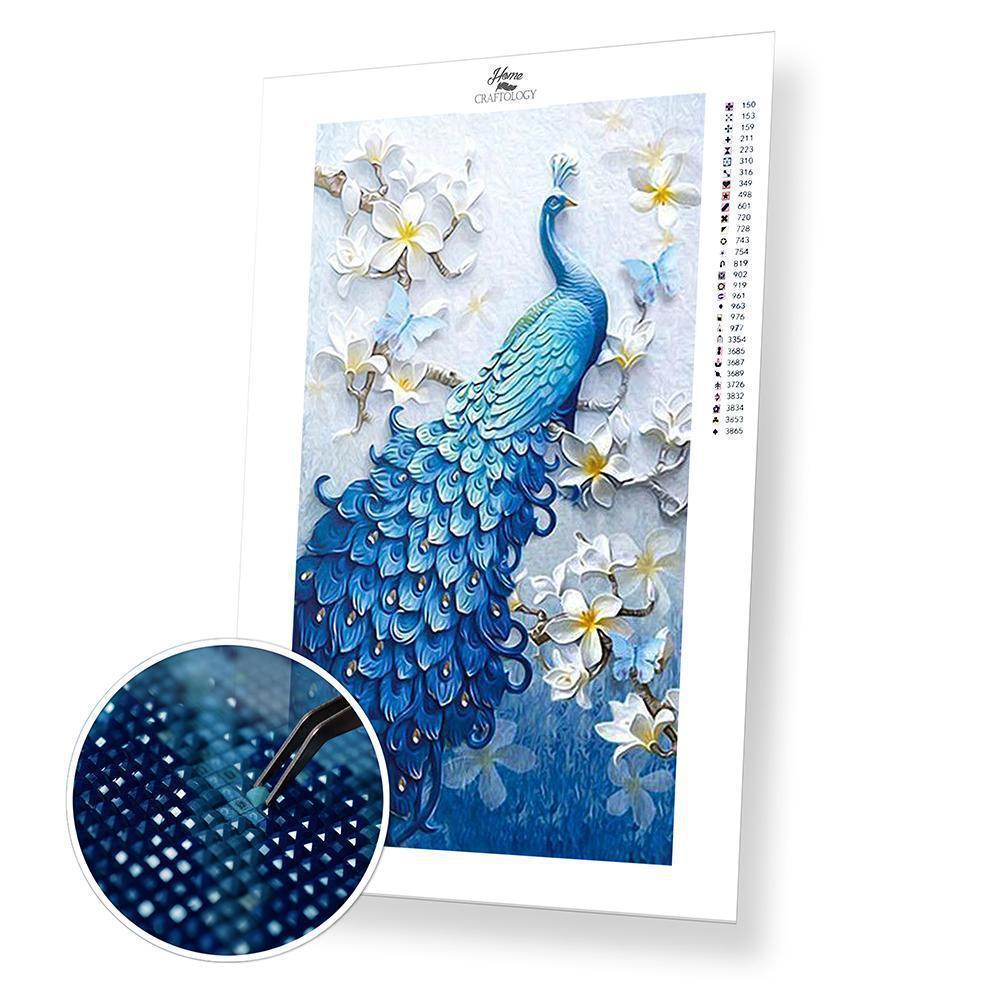 Peacock - Diamond Painting Kit - Home Craftology