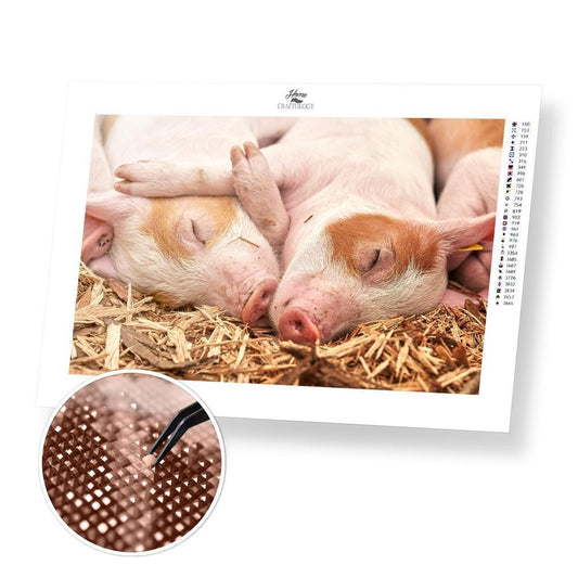 Piglets - Premium Diamond Painting Kit