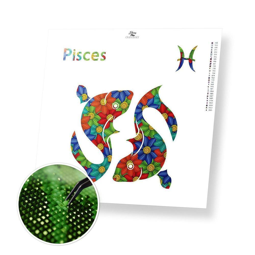 Pisces - Diamond Painting Kit - Home Craftology