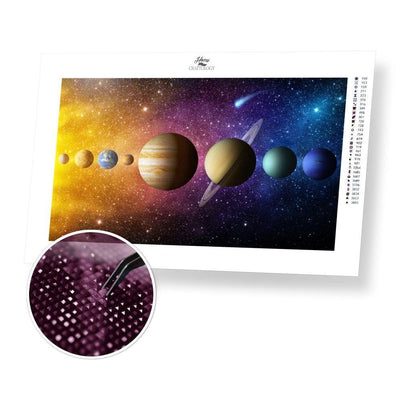 Planets - Diamond Painting Kit - Home Craftology