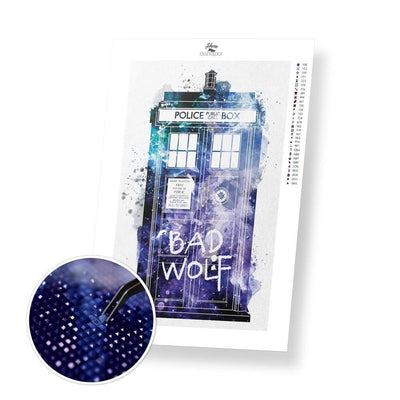 Doctor Who Tardis Poster - Diamond Painting Kit - Home Craftology