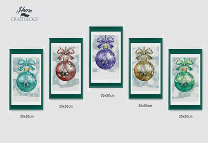 Christmas Balls Panel - Diamond Painting Panels