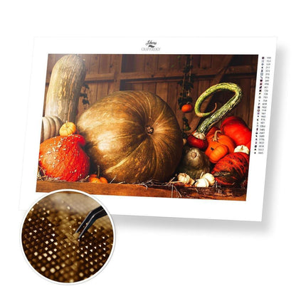 Pumpkin - Diamond Painting Kit - Home Craftology