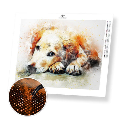 Puppy Dog Eyes - Premium Diamond Painting Kit