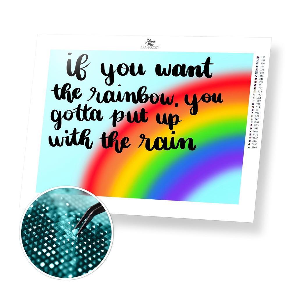 Rainbow and Rain - Premium Diamond Painting Kit