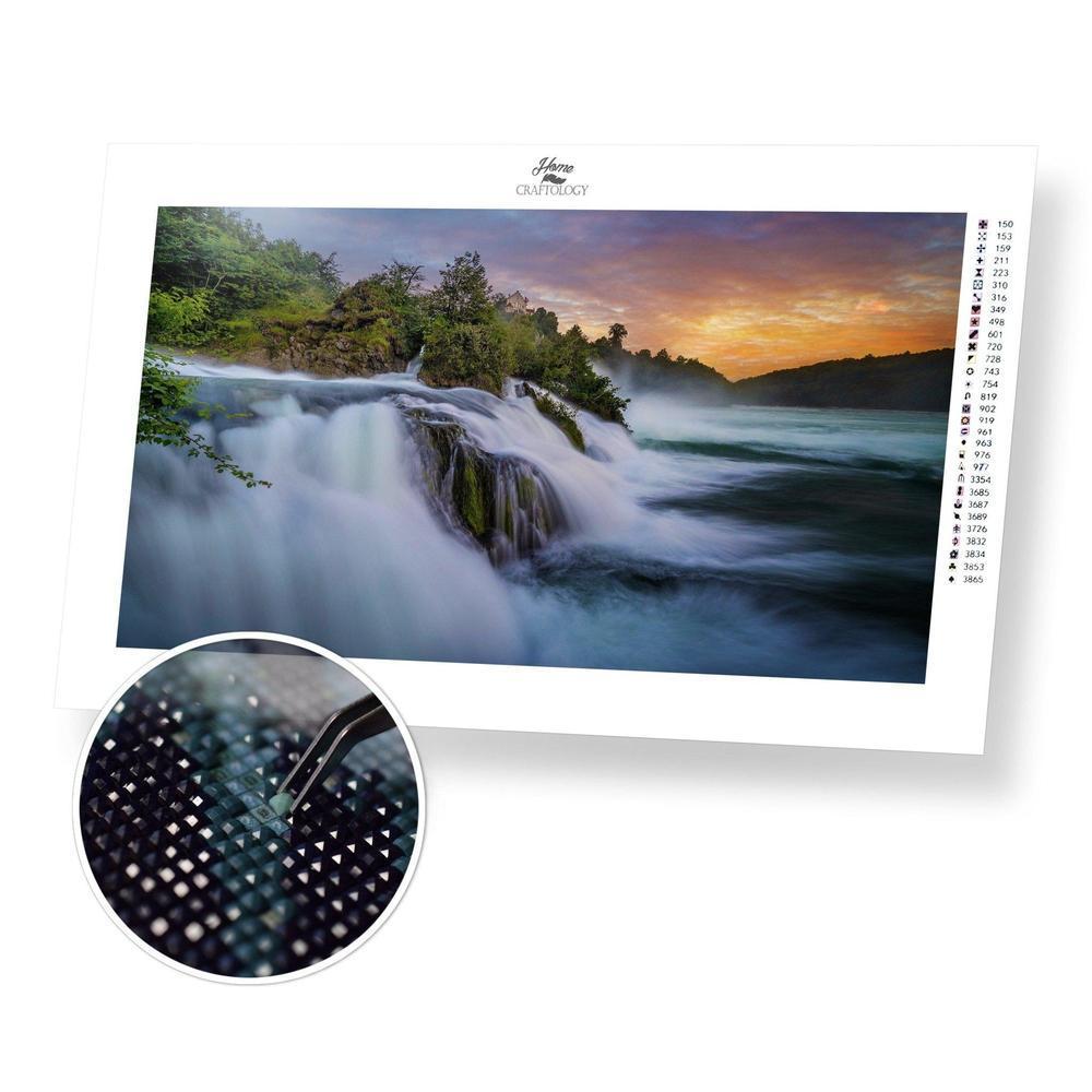 Rheinfall - Diamond Painting Kit - Home Craftology