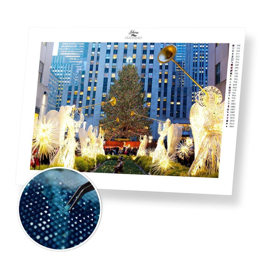 Rockefeller Center Christmas Tree - Diamond Painting Kit - Home Craftology