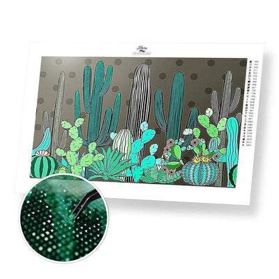Saguaro Cactus - Diamond Painting Kit - Home Craftology