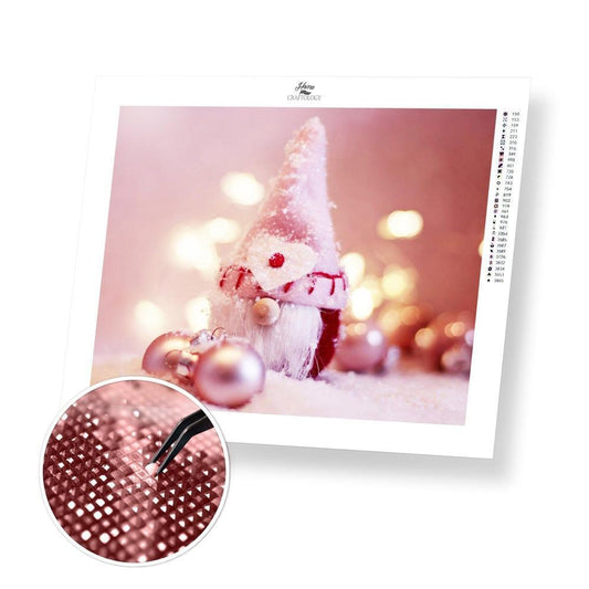 Santa Ornament - Diamond Painting Kit - Home Craftology