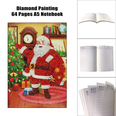 Santa Claus - Diamond Painting A5 Notebook