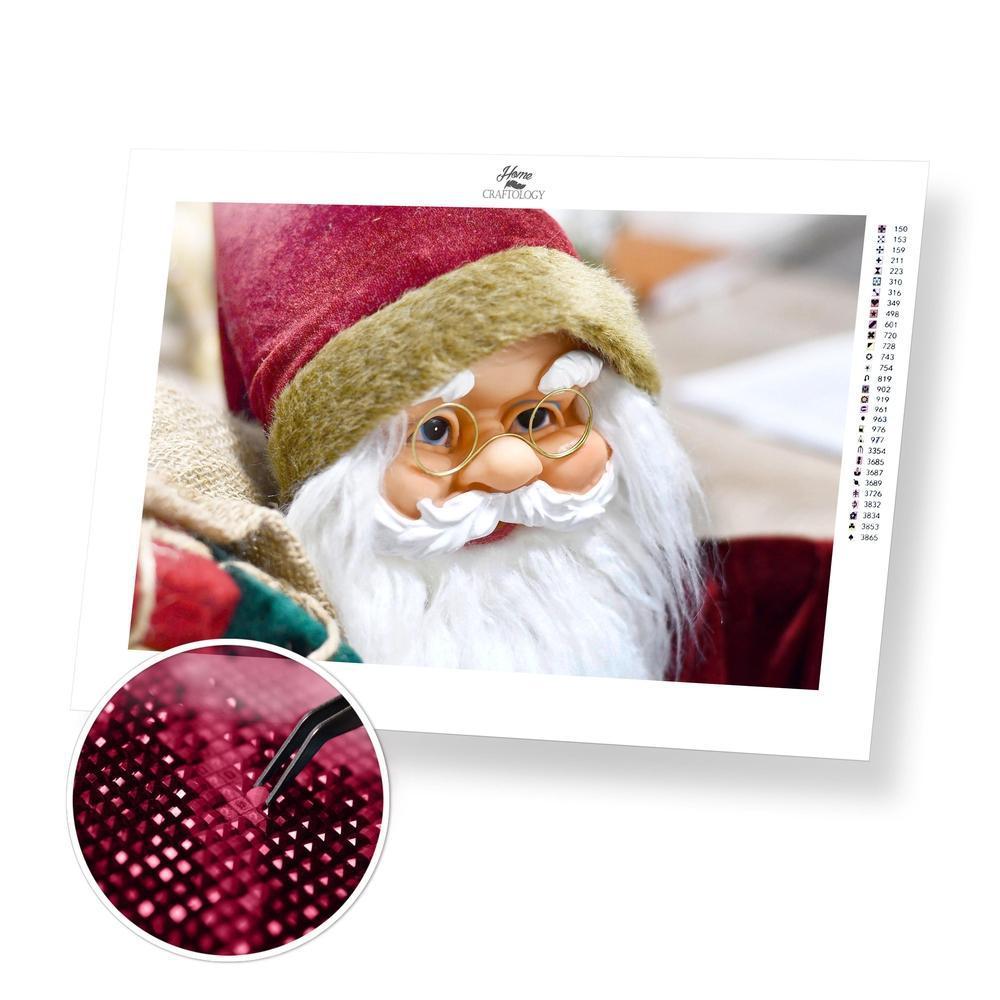 Santa's Face - Premium Diamond Painting Kit