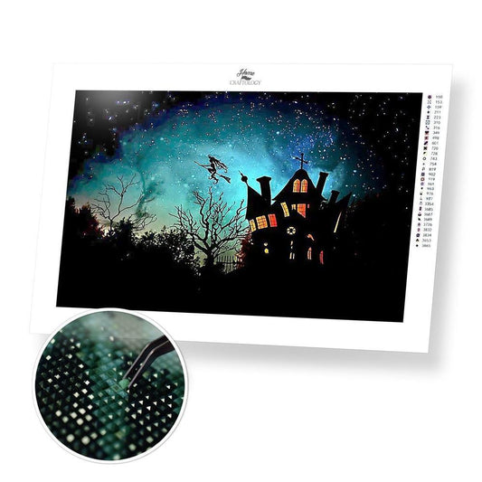 Scary House - Diamond Painting Kit - Home Craftology