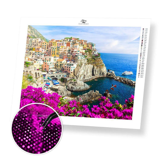 Seaside Town - Exclusive Premium Diamond Painting Kit