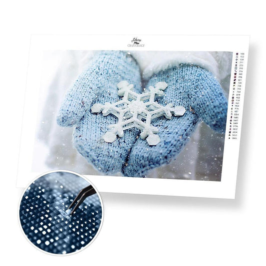 Snowflake - Diamond Painting Kit - Home Craftology