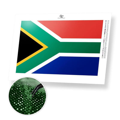 South Africa Flag - Diamond Painting Kit - Home Craftology