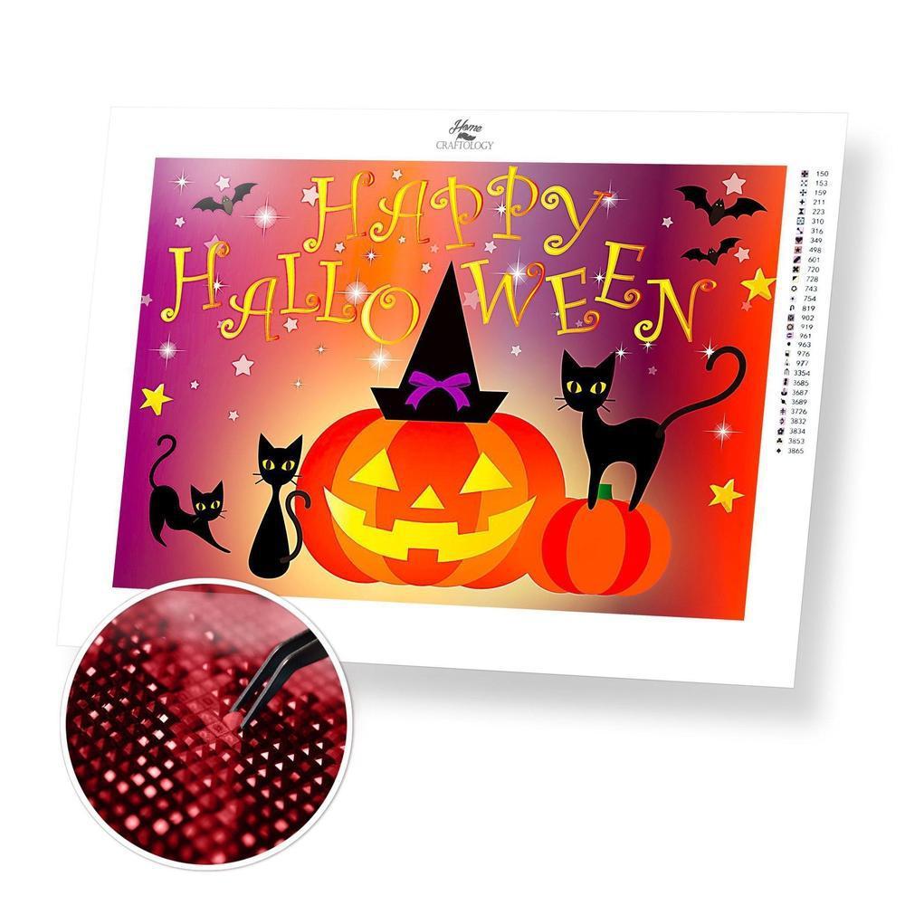 Sparkly Halloween - Diamond Painting Kit - Home Craftology