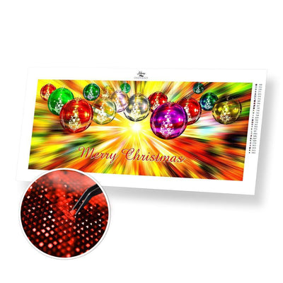 Speeding Christmas Lights - Premium Diamond Painting Kit