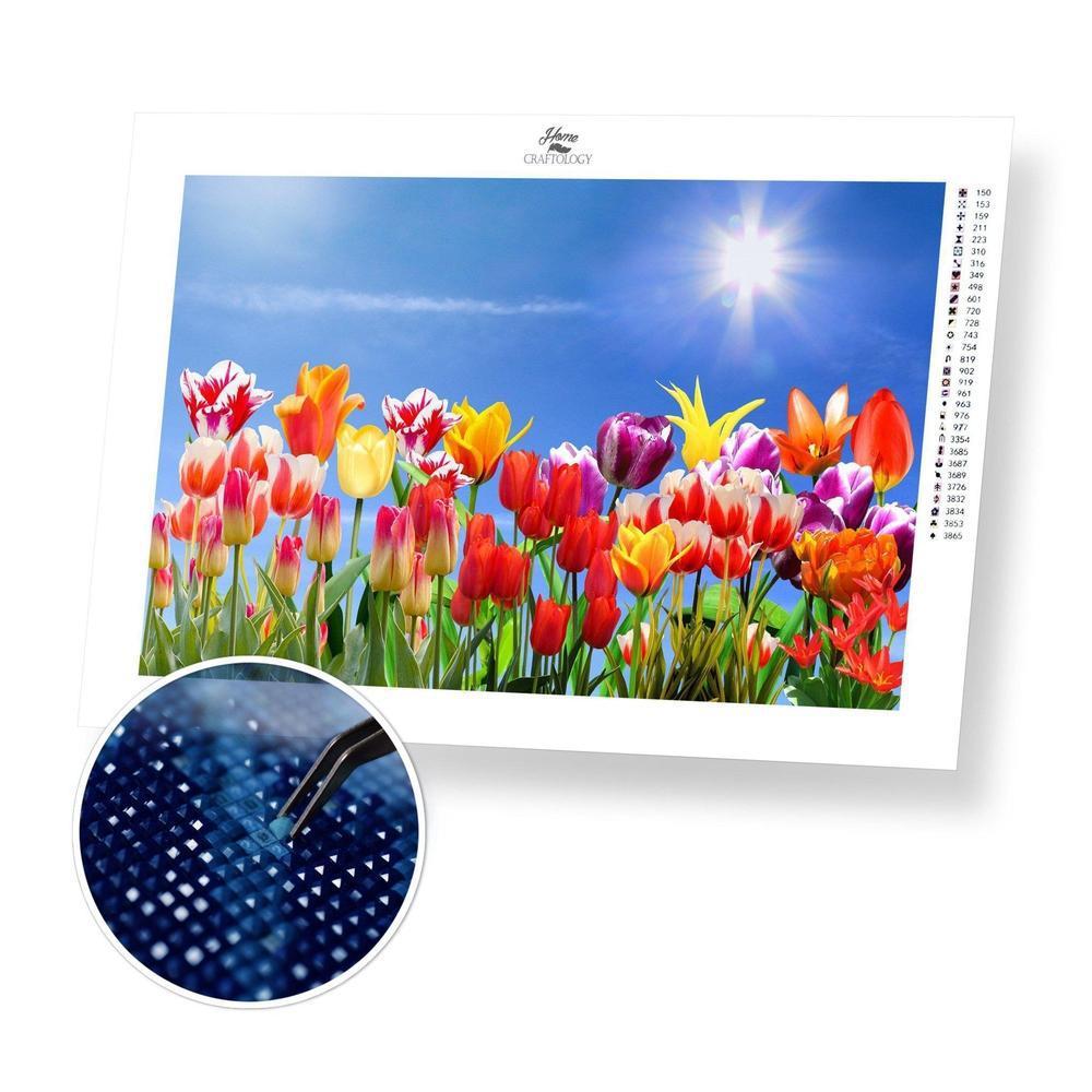 Spring Flowers - Diamond Painting Kit - Home Craftology