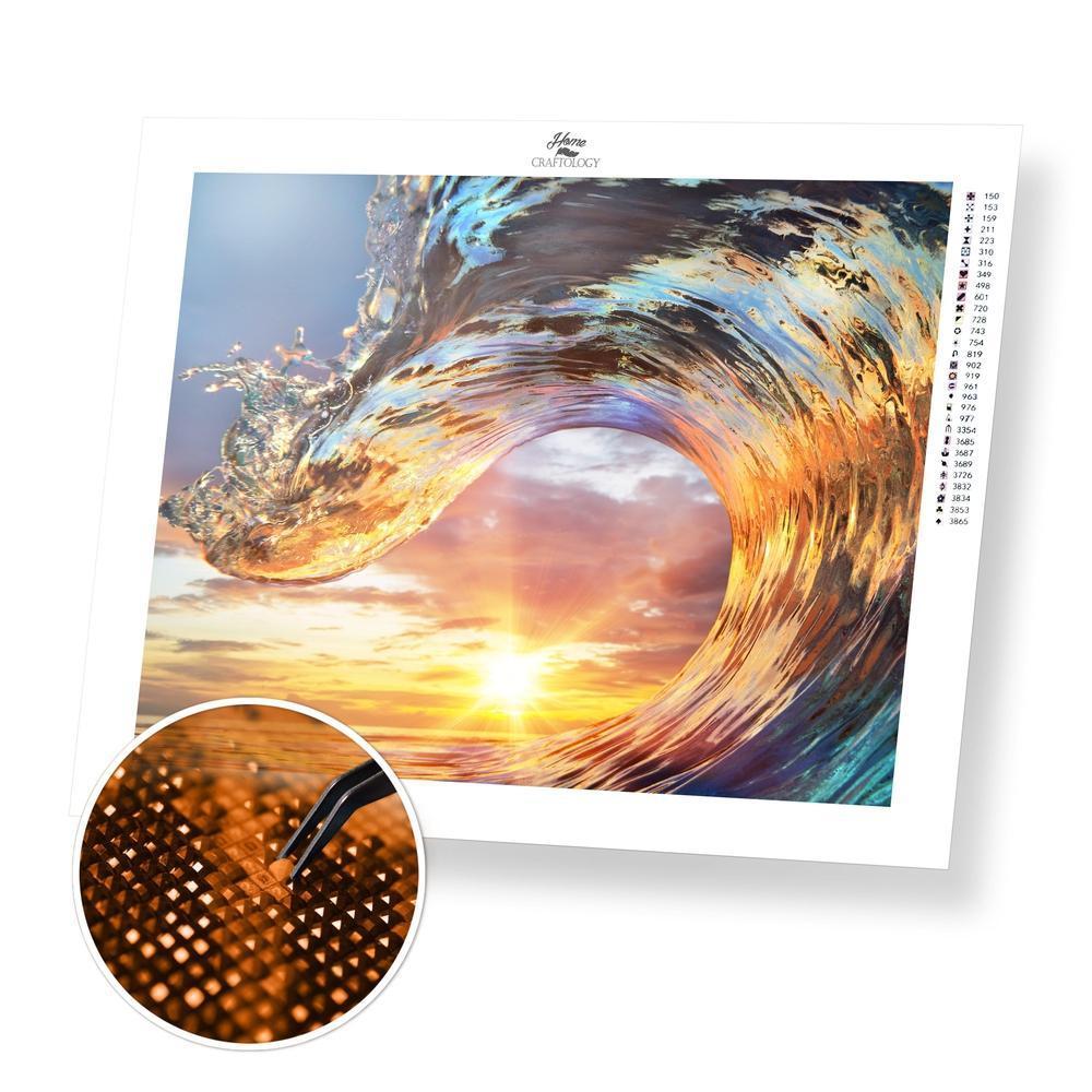 Sunrise Wave - Exclusive Premium Diamond Painting Kit