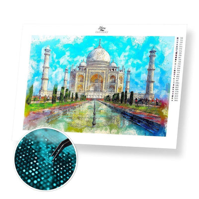 Taj Mahal Painting - Diamond Painting Kit - Home Craftology