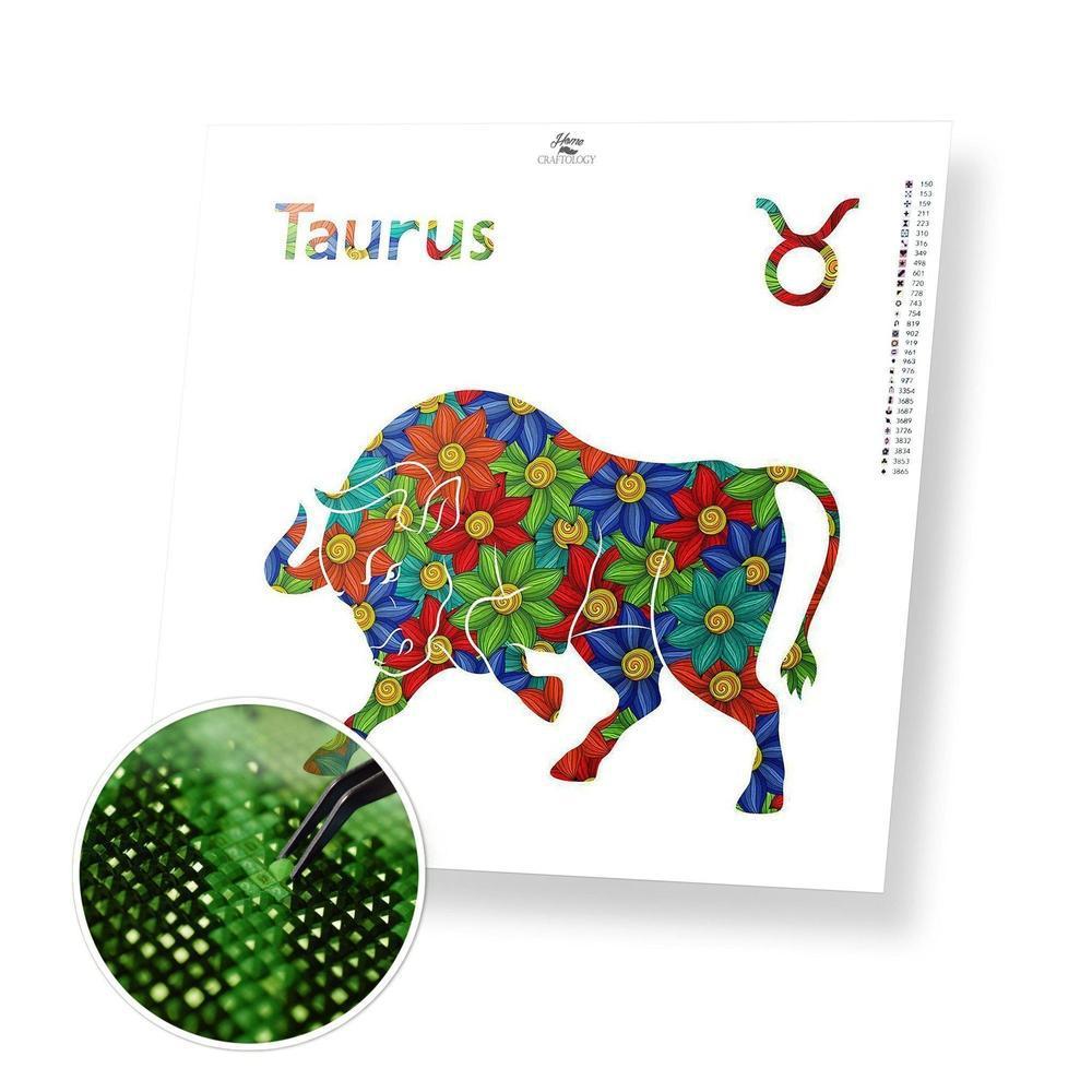 Taurus - Diamond Painting Kit - Home Craftology