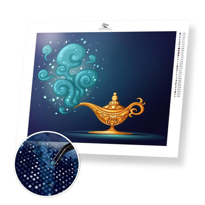 Aladdin's Lamp - Diamond Painting Kit - Home Craftology