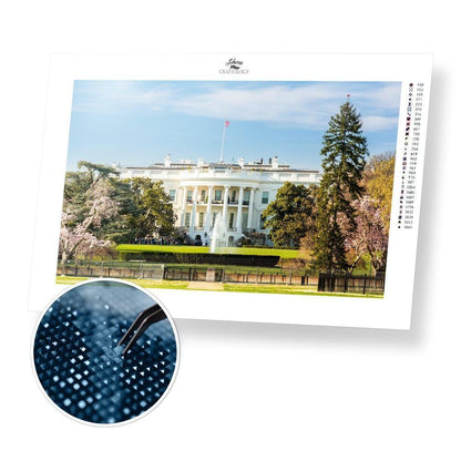 The White House - Diamond Painting Kit - Home Craftology