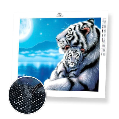 Tiger and Cub - Diamond Painting Kit - Home Craftology