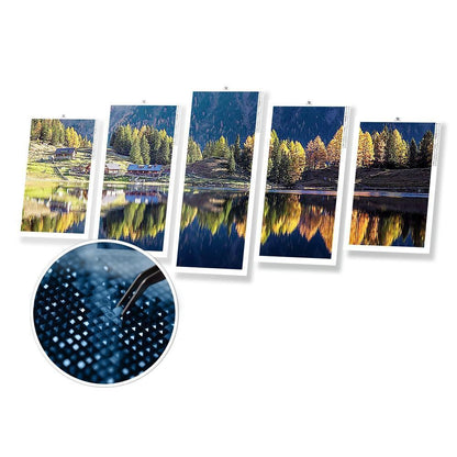 Trees Reflection Panel - Diamond Painting Panels