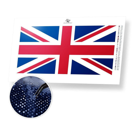 UK Flag - Diamond Painting Kit - Home Craftology