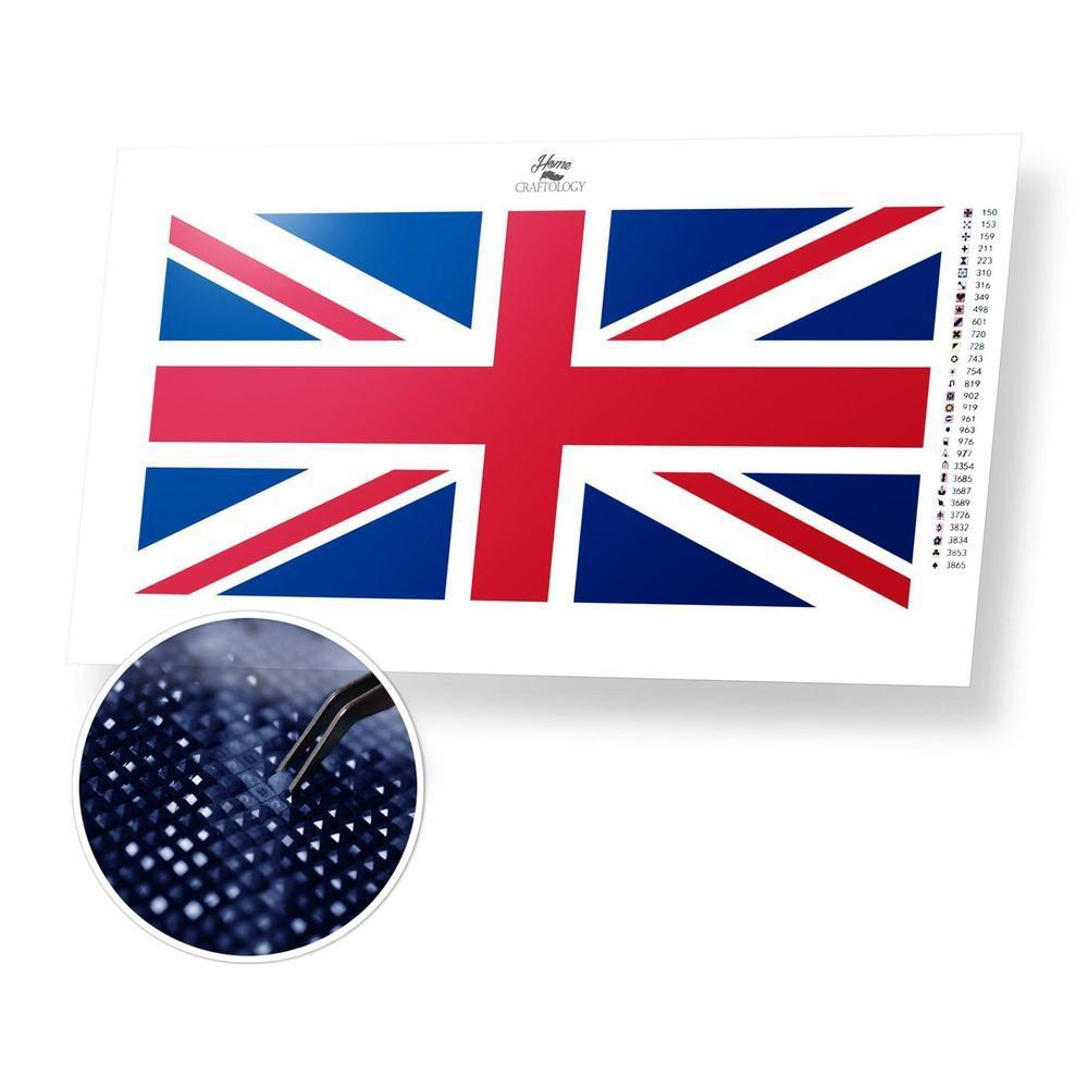 UK Flag - Diamond Painting Kit - Home Craftology