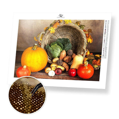 Vegetable Basket - Diamond Painting Kit - Home Craftology
