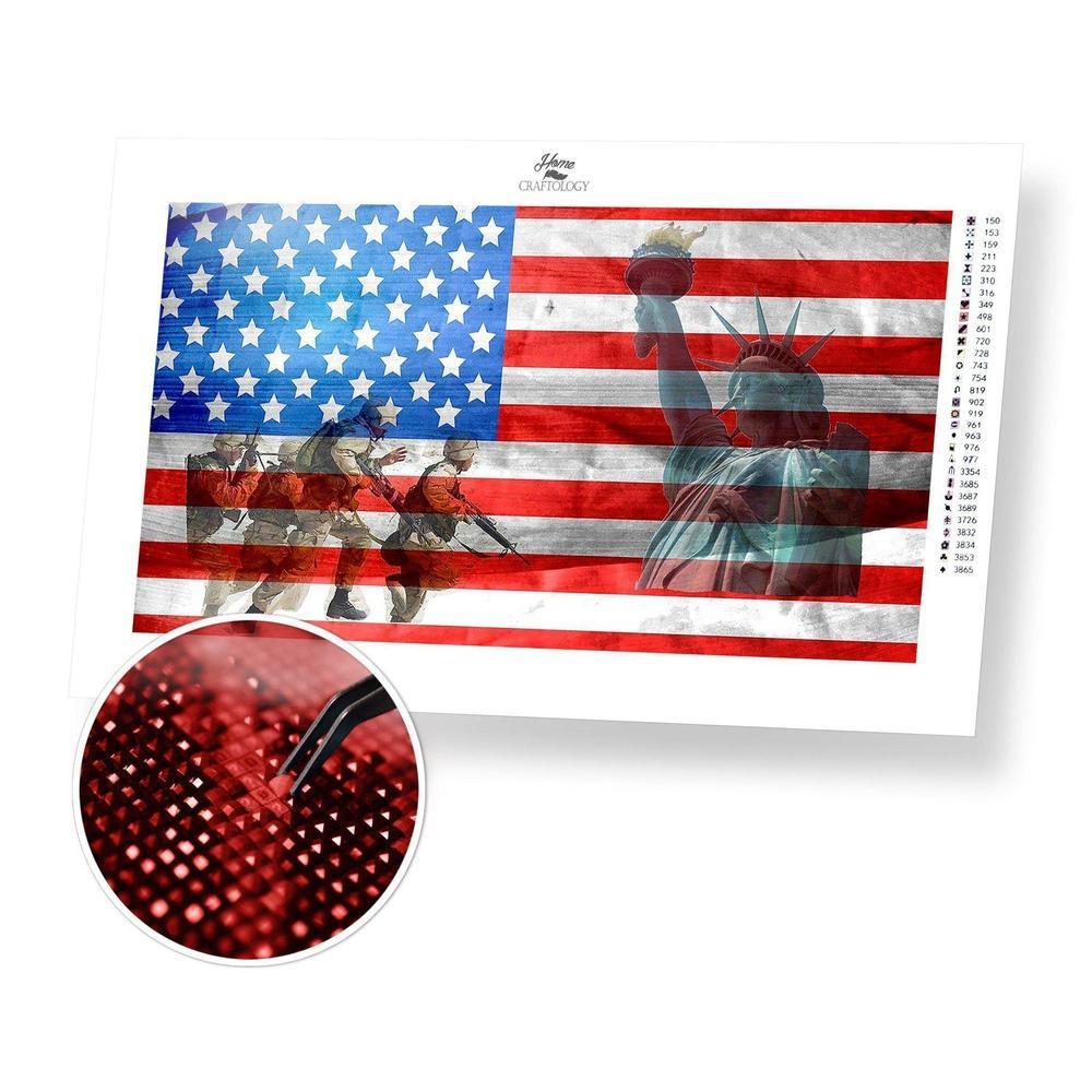 Veteran Tribute - Diamond Painting Kit - Home Craftology