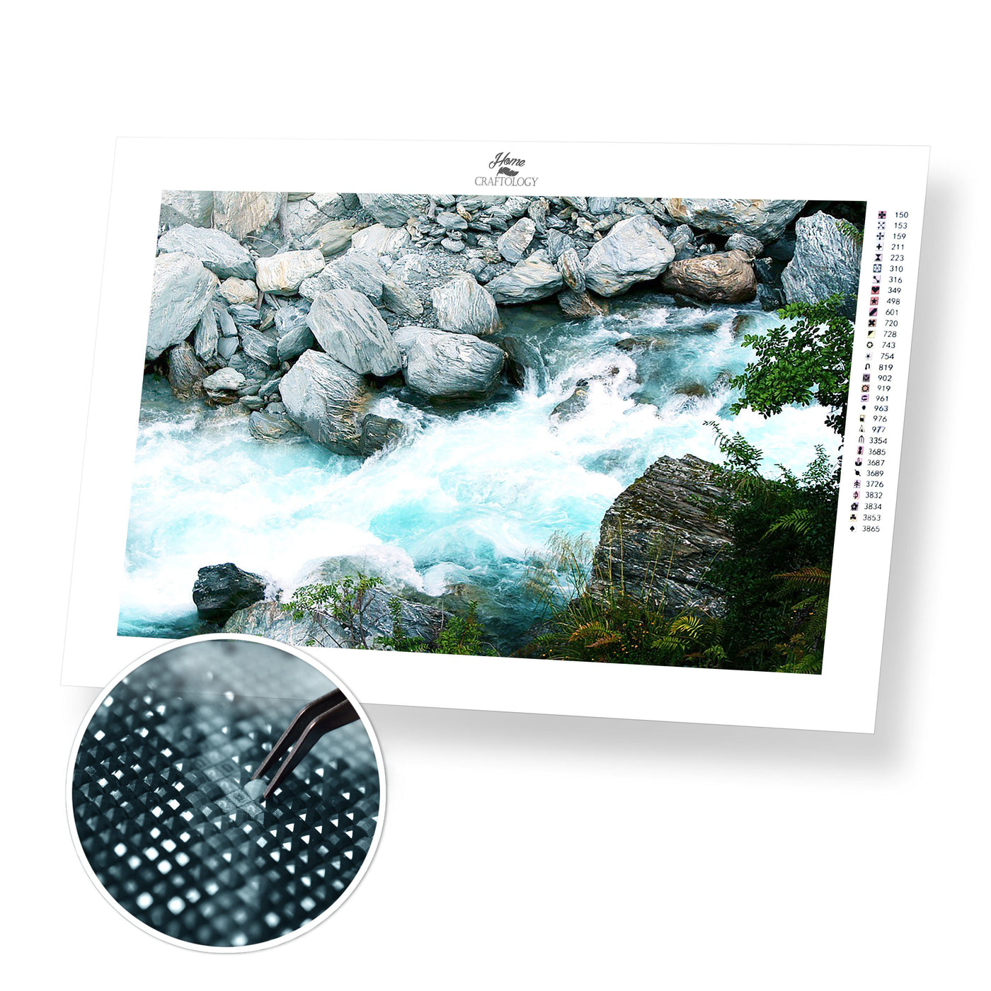 Waterfall Stream - Premium Diamond Painting Kit
