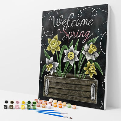 Welcome Spring Kit - Paint By Numbers