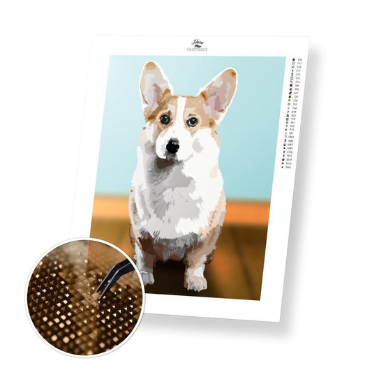 Welsh Corgi - Diamond Painting Kit - Home Craftology