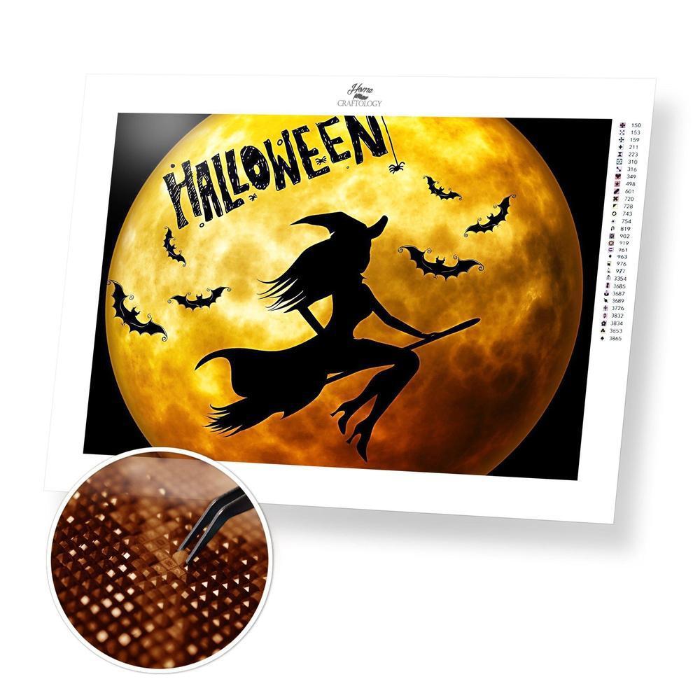 Witch Halloween - Diamond Painting Kit - Home Craftology