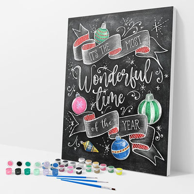 The Most Wonderful Time Kit - Paint By Numbers