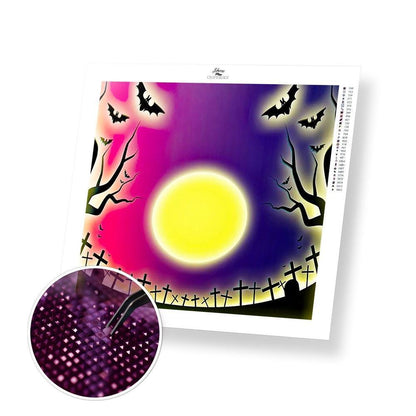 Yellow Moon - Diamond Painting Kit - Home Craftology