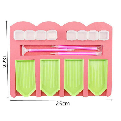 4 Slot Diamond Painting Tray Organizer