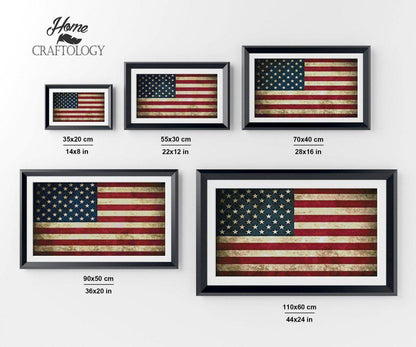 American Flag - Diamond Painting Kit - Home Craftology