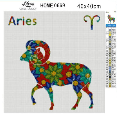 Aries - Diamond Painting Kit - Home Craftology