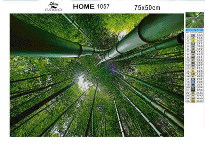 Bamboo Forest - Diamond Painting Kit - Home Craftology