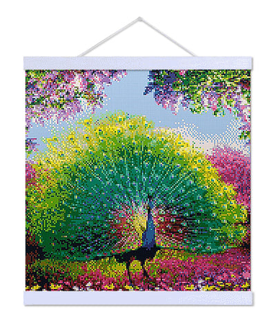 Beautiful Peacock Feathers - Premium Diamond Painting Kit