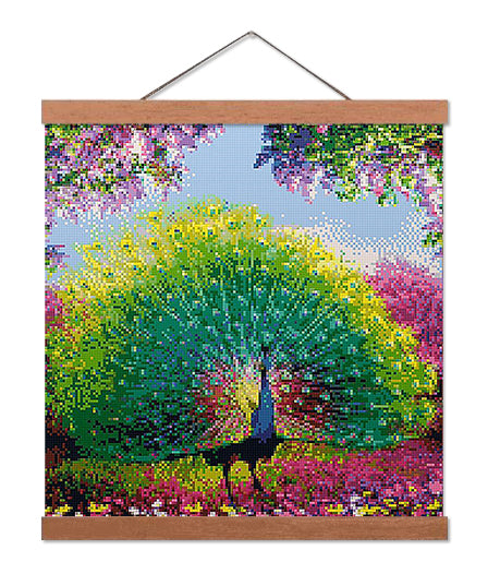 Beautiful Peacock Feathers - Premium Diamond Painting Kit