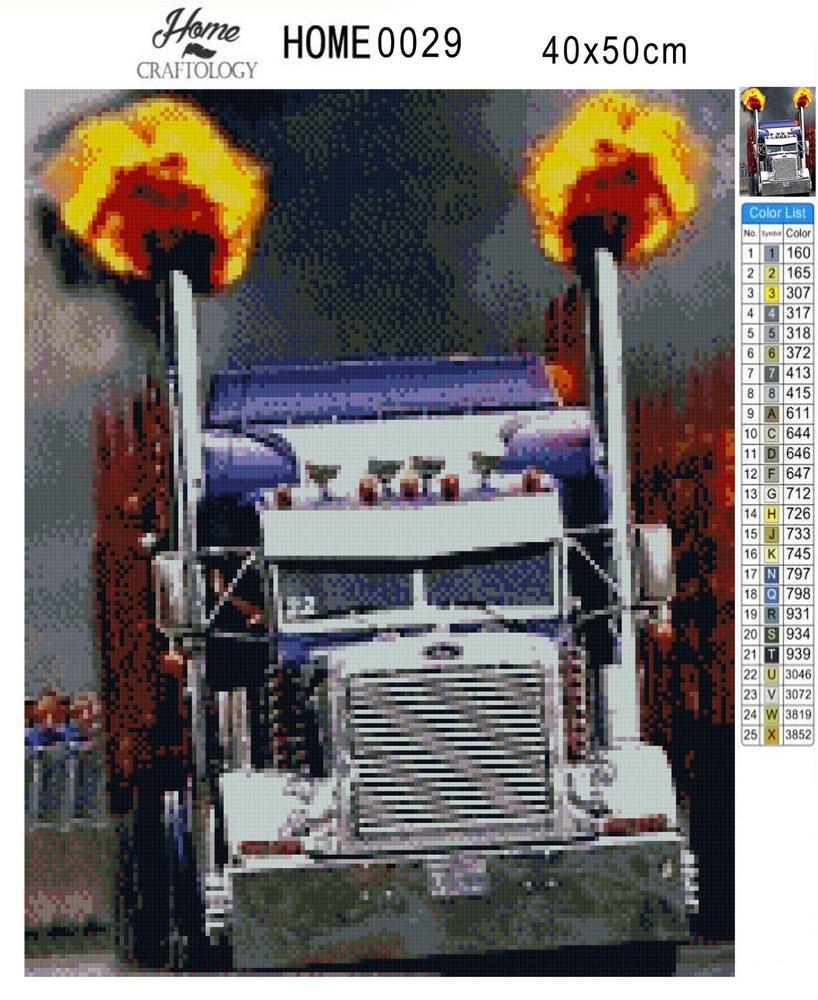 Big Truck - Diamond Painting Kit - Home Craftology